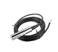 4-20mA 0-5V 0-10V Submersible Water Level Sensor, 5m 10m 15m Water Oil Hydrostatic Level Sensor Tank Water Measuring Probe(6M Range 6M Cable,0-10V Output)