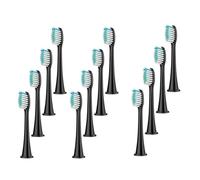 4-20pcs, Replacement Toothbrush Heads Compatible for Philips Sonicare Electric Brush 4100 6500 6100 7500 5300(Black 12pc)