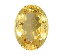 4.25 Ratti 3.37 Carat Original Certified AA Quality Natural Citrine Sunela Stone Gemstone by Lab Certified (NS8)