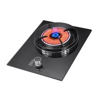 4.2KW Gas Cooker Stove, Tempered Glass Cast Iron Pot Rack, with Flameout Protection, Auto Ignition Freestanding Stove Top, for Home Kitchen Cooktop Camping(NG)