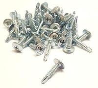4.2mm SELF Drilling Wafer Head TEK Metal/Drywall Screws Various Lengths (Screws Size: 4.2mm x 19mm / Pack Size: 100pcs)