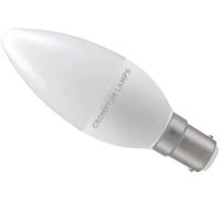 4.2W LED Candle SBC | 2700K Very Warm White | 475lm | 40W Equivalent | Frosted Finish | Ba15d Small Bayonet