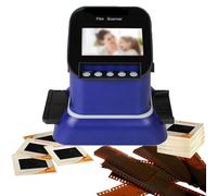 4.3" Digital Film&Slide Scanner, Converts 120 Medium Format, 127 Film, Microfiche, 35mm Negatives&Slides To Digital JPEG, With 8G Memory Card, 22 Million Pixels Film Scanners, for Family Trips