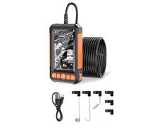 4.3" Endoscope Inspection Camera 8MM Handheld Waterproof Borescope Tools with 8 LED Lights