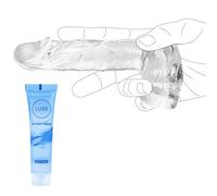 4.3 in Realistic Suction Cup Dildo, Hands-Free Thrusting Sex Toy for Beginners, Small Anal Dildo for Women & Men, Adult Sex Toys for Couples (Transparently)