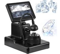 4.3 Inch LCD Digital Microscope, 50-1000X Magnification with LED Light, for Diamond Inspection, Biological Specimen Viewing, Coins, PCB