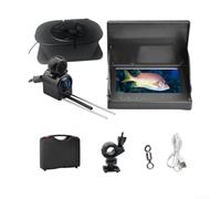 4.3 Inch LCD Fish Finder with 220° Wide Angle Camera, For Night Vision Underwater Detector, IP68 Waterproof for Sea Fishing, Deep Well, Aquaculture, 15m Cable(15 meters)