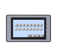 4.3 Inch LCD Touch Screen Ethernet RS485 232 Communication DC19-30V LAN RJ45 HMI for PLC