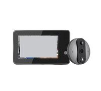 4.3 Inch Smart Peephole Doorbell Camera - 1080P HD, 2MP, Night Vision with PIR Motion Detection (Doorbell Add 16GB Card)