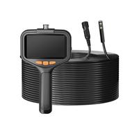 4.3‘’Industrial Endoscope Cable HD1080P 50m Rigid Split Design Hand Held Waterproof Borescope Camera Inspection Car Sewer Clearer Images More Accurate(10m,Side 8mm split)