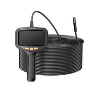 4.3‘’Industrial Endoscope Cable HD1080P 50m Rigid Split Design Hand Held Waterproof Borescope Camera Inspection Car Sewer Clearer Images More Accurate(50m,Side 8mm)