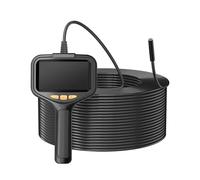 4.3‘’Industrial Endoscope Cable HD1080P 50m Rigid Split Design Hand Held Waterproof Borescope Camera Inspection Car Sewer Clearer Images More Accurate(30M,Front 5.5mm)