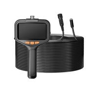 4.3‘’Industrial Endoscope Cable HD1080P 50m Rigid Split Design Hand Held Waterproof Borescope Camera Inspection Car Sewer Clearer Images More Accurate(5m,Front 8mm split)