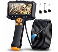 4.3'' IPS Screen Borescope with 32.8ft Cable, 8.0mm IP67 Waterproof Handheld Endoscope Portable Drain Camera 10m