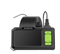 4.3'' IPS Screen Endoscope Car Pipe Inspection Borescope Video Autofocus Camera Single Dual Triple Lens USB Probe Waterproof LED(1M,Single 3.9MM)