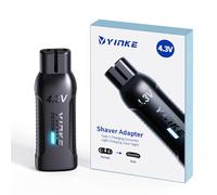 4.3 V Type-C Shaver Charger Adapter Charging Converter for Philips Oneblade QP2510/QP2515/QP2520/QP2620 with Charging Indicator, A00390 USB-C Electric Shaver Charger Adapter Replacement Adapter