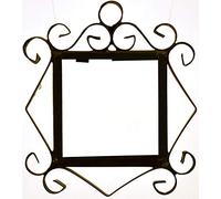 4.3' x 2.2' 11cm x 5.5cm Spanish White Classic Hand-Painted Number Tiles & Optional Metal Frames (Black 2 Tile Frame)