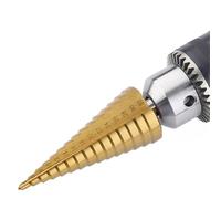 4-32mm 4-20mm Coated Step Drill Bit Hole Cutter Cone Drilling Tool 1Pcs(3PC 4-12 4-12 4-20)