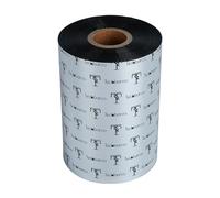 4.33" x 1476'(110mm x 450m) Enhanced Wax Thermal Transfer Ribbon, Core 1", Black, Ink Outside, Barcode Ribbon Compatible with Zebra Printer