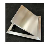 4-36 in Hidden Stainless Steel Plumbing Hatch Access Doors, Flush Mount Click Open/Close Mechanism Service Shaft Door Panel, Ceiling Access Panel for Drywall(33x56cm/13x22)