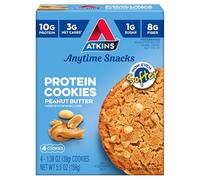 スナック、プロテインクッキー、ピーナッツバター、4個、各39g（1.3