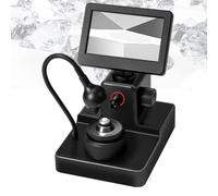 4.3inch Diamond Girdle Viewer, 1000x Lcd Digital Microscope With Led Fill Light, 360° Rotating Ring Holder, Accurate Identification, Restore Nude Color, For Diamond Inscription Viewer
