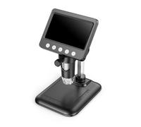 4.3inch Digital Microscope 2MP Lens 1000X Magnification 8 LED Adjust Light Electronic Microscopy Repair Coin Magnifier Digital Microscope for Field Work