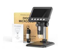 4.3inch Digital Microscope 2MP Lens 1000X Magnification 8 LED Adjust Light Electronic Microscopy Repair Coin Magnifier Digital Microscope for Field Work