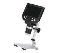 4.3inch Digital Microscope Aluminum Stand with 185 Achromatic Lens for Precisions Work and Education Continuous Enlarge Microscope