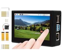 4.3inch DSI LCD Display with Case for Raspberry Pi 4B, 800x480 Capacitive Touchscreen MIPI DSI Interface IPS Wide Angle, Supports Raspbian/Ubuntu/Kali / WIN10 IoT/Retropie, Driver Free