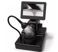 4.3Inch LCD Digital Diamond Girdle Viewer, Electron Diamond Girdle Viewer, 50-1000X Magnification, with LED Fill Light, Accurate Identification, for Diamond Inscription Viewer