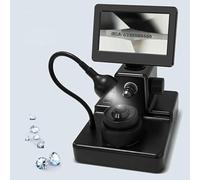 4.3Inch LCD Digital Microscope,Digital Diamond Girdle Viewer, 50-1000X Magnification, Accurate Identification, for Diamond Inscription Viewer