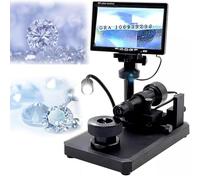 4.3Inch LCD Digital Microscope, Digital Diamond Girdle Viewer, 50-1000X Magnification, Biological Microscope with LED Fill Light, for Diamond Inscription Viewer