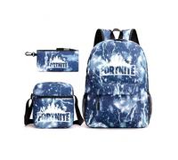 (4, 3pcs) 3pcs Game Fortnite Backpacks Kawaii Lightweight Simple Laptop School Bags Junior-senior High School Students Mochilas Travel Bag