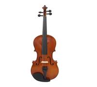 4/4 3/4 1/2 1/4 1/8 Acoustic Violin Natural Solid Wood with Carrying Case Bow Beginner Instrument(1-4 Violin)