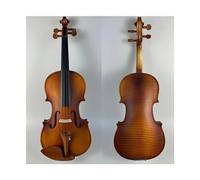 4/4 3/4 1/2 1/4 1/8 Jujube Wood Solid Wood Craft Tiger Pattern Single Board Violin Maple Wood Violin Practice Adult Violin(3/4)