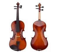 4/4 3/4 1/2 1/4 1/8 Size Fiddle Violin Acoustic Violin Fiddle W/Case Bow Whole Set For Beginner Student (Color : 1-2)