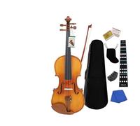 4/4 3/4 1/2 Bright Color Acoustic Violin Beginner Music Lover with Case and Bow(4-4 Violin)