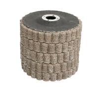 4"/4.5"/5"/100-125mm Nylon Fiber Flap Polishing Wheel Disc for Angle Grinder for Wood Metal Buffing(5pc grit 120-01,115x22mm)