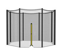 Ø4/4.6/6/8/10/12/13/14/16FT Replacement Trampoline Safety Net, Enclosure Surround Netting with Dual-Headed Zippers, Easy to Fit, Fits for Round Frame Trampolines, Net Only ( Color : Grey , Size : 396c