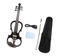 4/4 6 String Electric Violin Solid Wood Ebony Fittings Pickup Dark Color