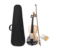 4/4 Acoustic Violin Basswood Topboard Side Back Board Maple Scroll With Carry Case Bow 1/2 Violin For Student Beginner
