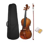 4/4 Acoustic Violin Full Size Spruce Wood Top Maple Back Scroll Fingerboard With Carry Case Bow For Student Beginners (Color : Pattern 1)
