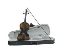 4/4 Acoustic Violin Matte Vintage Basswood Solid Wood String Instrument With Accessories