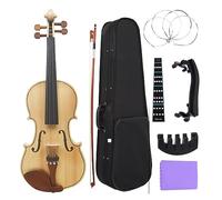 4/4 Beginner Violin Spruce Panel Maple Violin String Instrument Violin With Case Bow Strings Shoulder Rest Accessories (Color : 4-4 violin set)