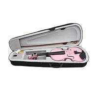 4/4 Beginners Pink Violin Maple Panel Violin With Case Bow Strings Shoulder Rest Parts Suitable Music Lesson Study (Color : 4-4 violin)