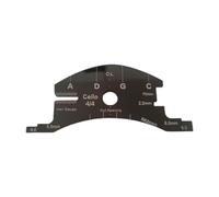 4/4 Cello Bridge Template Reference Tool, Precision Engraved Acrylic Template for Cello Bridge Repair and Crafting, 5.51inch