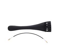 4/4 Cello Tailpiece, Carbon Fiber Tailpiece with 4 Tuners, Lightweight Durable Cello Composite Tailpiece, Fine Tuning Nylon Tail Gut Parts for Professional Musicians and Students