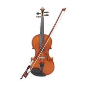 4/4 Electric Acoustic Violin Solid Wood Violin Fiddle With Case Bow Wood Color Professional Violin For Beginner