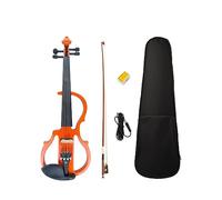 4/4 Electric Violin Set In Yellow Color W/Ebony Fittings Tailpiece W/Tuning Pegs Fingerboard Chin Rest